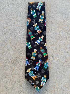 The Save the Children Collection Silk Neck Tie vintage the earth is on our hands